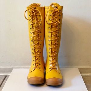 Hunter Lace-up Rain Boots 7